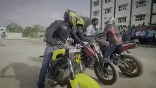 Ghost Ryderz stunt show | Neo freestyle and Dauntless on CBR 600F4i