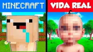 BEBE NOOB se Vuelve REALISTA en Minecraft😱