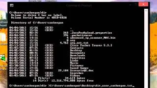 how to save cmd comments in text file