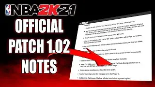 NBA 2K21 PATCH 1.02 NOTES (OFFICIAL)