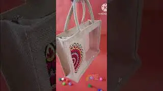 We are Manufacturer of jute Return gift bags, 8608694503