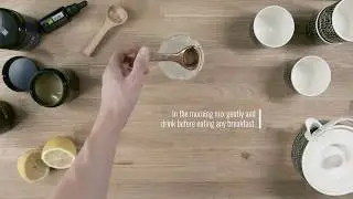 Daily drinks of honey water