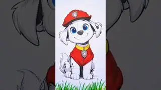 Marshall pup #pawpatrol #marshall #marshallpawpatrol #coloring #coloringforkids