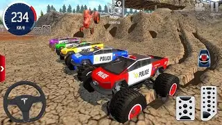 Juegos De Carros Police Monster Truck Impossible Driver Car Extreme Racing For Android Mud Gameplay