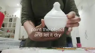 DIY craft(Marble printing on object)