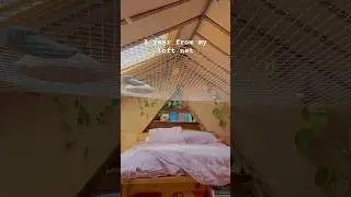The loft net through all the seasons ☀️ 🌧️ ❄️ #loftnet #acotar #tinyhouse #brighton #tinyhome