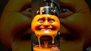 Orange Turns Into Juice! 🍊🥤 | Tasty Bites & Fun Reactions #shorts