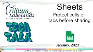 Tech Talk - ep.46 - Sheet Permissions