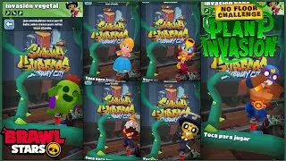 All Characters In Plants invasion | Subway Surfers X Brawl Stars