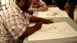 Jamal Igle Draws Deadman @ NonCon 2010