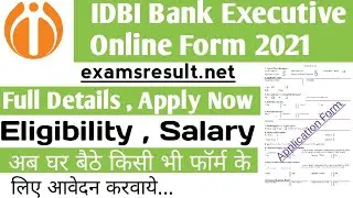 IDBI Bank Executive Recruitment 2021 || Details, Eligibility, Selection Process & Exam pattern