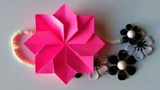 How to Make Origami Dahlia Flower