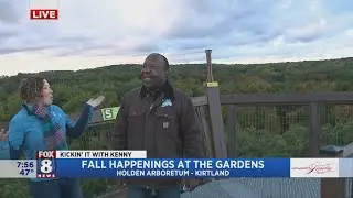 Kenny gets a breathtaking view of Fall color at Holden Arboretum