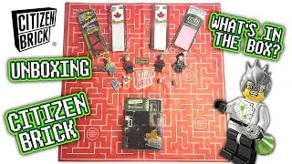 Citizen Brick Unboxing - Mountie, Edward, Zombie and Zoltar! What's in the Box? | Dr. Brickenstein