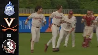 Virginia vs. Florida State ACC Baseball Championship Highlights (2018)