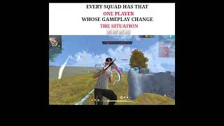 EVERY SQUDE HAS THAT ONE PLAYER WHOSE GAMEPLAY CHANGE THI SITUATION 📈 #freefire #esports #shorts #yt