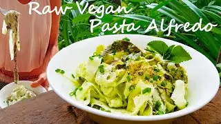 RAW VEGAN PASTA ALFREDO