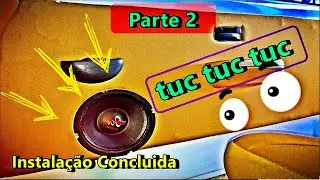TESTANDO M&eacute;dio WP 6 Polegadas - Instala&ccedil;&atilde;o Finalizada + TUC TUC MUITO FORTE!
