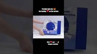 When cake box combined with heartbeat! #packagingdesign #packagingbox #paperbox #cakebox #giftbox