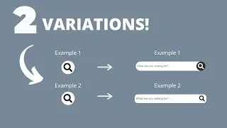 TWO Awesome Animated Search Bars | just HTML & CSS | Advanced CSS Series