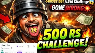 500 RS CHALLENGE|| NO HEAL,REVIVE, DAMAGE 0 KILL CHICKEN DINNER GONE WRONG @Ismartmaddy #challenge 