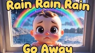 📌 Rain Rain Go Away 🌧️🎵 | Cute Babies Enjoy Weather Fun 🧸 | Baby Bubbles