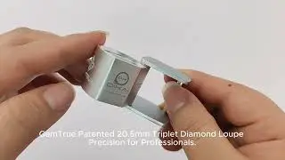 Patented 20 5 mm Triplet Diamond Loupe &ndash; Pro 10x Magnification 🔍💎 | DK16010 A by GemTrue