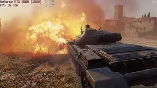 🎮 NVIDIA GeForce RTX 3080 [Laptop, 105W] - World of Tanks gameplay benchmarks (1080p)