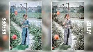 Soft Cinematic Grey Color Grading Effect || Photoshop CC Tutorial
