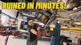 Mechanic Destroys Customers FRAME! Control Arms Gone WRONG! 