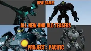 NEW KAIJU GAME COMING TO ROBLOX! EVERY NEW AND OLD TEASERS!|Project : Pacific