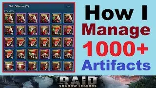 Good or Bad?.. Sell or Keep?.. How I Manage 1000+ Artifacts in RAID: Shadow Legends