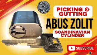 [71] lockpicking ABUS ZOLIT 1000 picking and gutting 