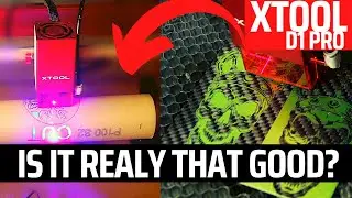 Лазерный резак и гравер xTool D1 Pro &mdash; будет ли он резать углеродное волокно?!