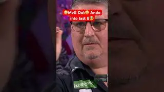 🚨MvG OUT: Ando destroys van Gerwen🚨 Gary Anderson Dart World Championship Darts WM Michael live
