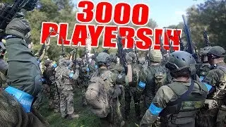 3000 Airsoft Players in One Game!!! - UK National Airsoft Festival