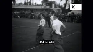 1920s, 1930s, Local Sports Day, Sack Race, Home Movies, 16mm