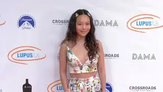 Krista Marie Yu&nbsp;on the orange carpet for Lupus LA's 2025 
