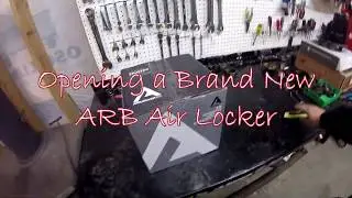 Opening new ARB Air Locker Box
