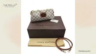 Louis Vuitton Damier Azur Canvas Eva Pochette | The Relux