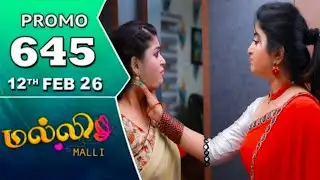 malli today promo 645 review / 12.2.2026 / malli serial 645 review