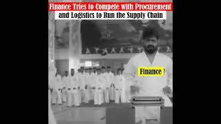💸 𝐅𝐢𝐧𝐚𝐧𝐜𝐞 𝐯𝐬. 𝐏𝐫𝐨𝐜𝐮𝐫𝐞𝐦𝐞𝐧𝐭 - #shorts  #shortsvideo  #supplychain  #logistics