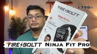 Fire boltt ninja fit pro smartwatch unboxing || Fireboltt Ninja Fit Pro NEW||