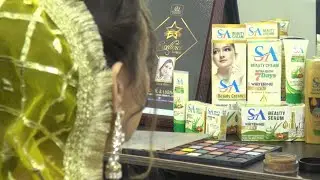 SA Cosmetics Pakistan 🇵🇰 company owner visiting to cosmetics shops by Rj Niaz Ali Mohmand