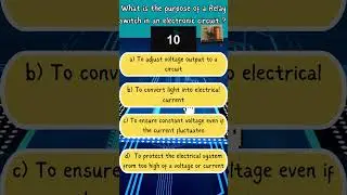 #Short Quiz - Electronic Component (part 5)