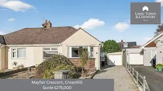 Mayfair Crescent, Crownhill - For Sale - Property Tour - Semi detached- 2 Bedrooms - Garage - Garden