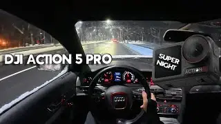 Dji Action 5 Pro SuperNight Drive Test