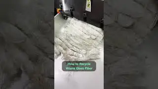 How to Recycle Glass Fiber #glassfibercutter #glassfiberrecycling #fibercutter #fiberglasscutter