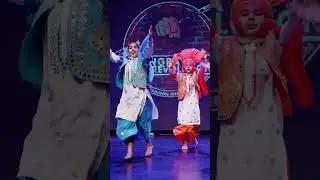 Punjabi Folklore Bhangra Academy Super Junior team performance at Bhangra Mania 2025
