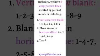 Meaning of Empty Arrows in Numerology 